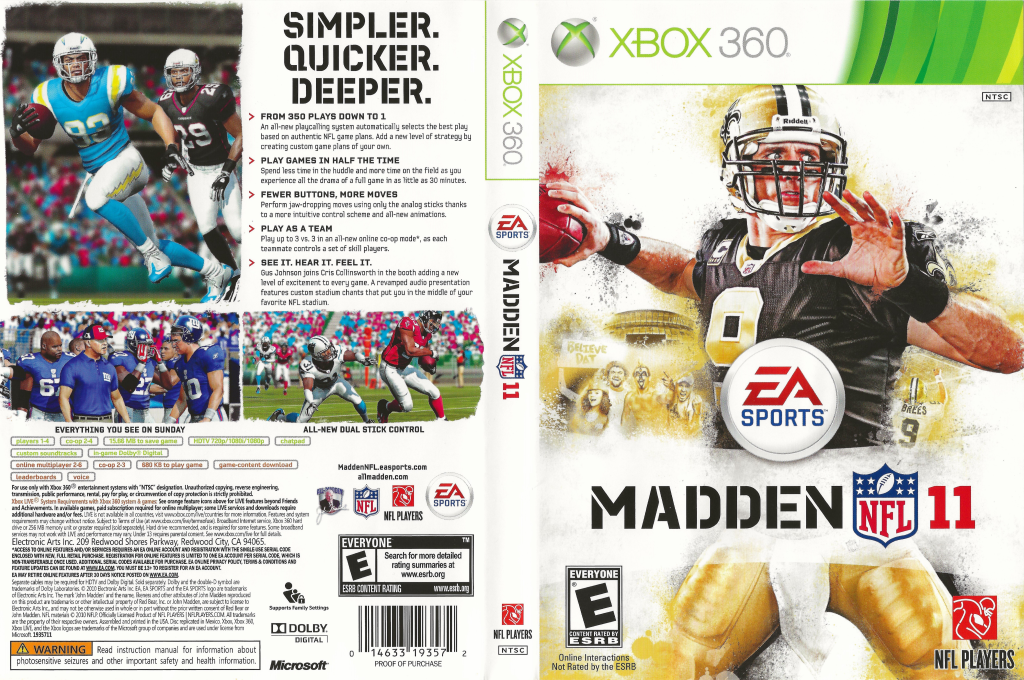 Madden NFL 11 — box-texture (US)