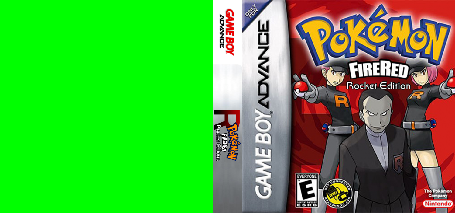 Pokémon FireRed : Rocket Edition — box-texture (US)