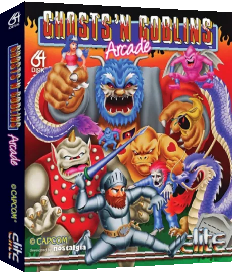 Ghosts'n Goblins Arcade — box-3D (CUS)