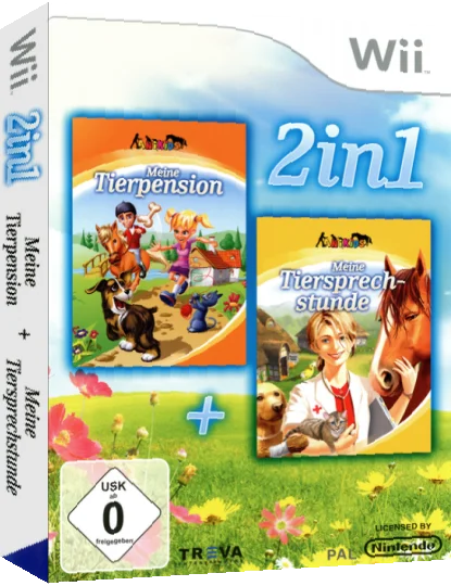 2 in 1 - Meine Tierpension + Meine Tiersprechstunde — box-3D (EU)