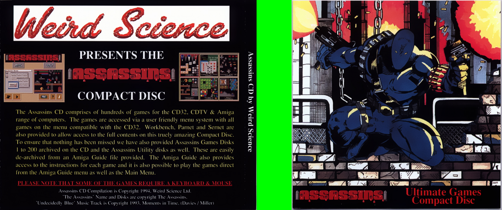 Assassins - Ultimate Games Compact Disc — box-texture (WOR)