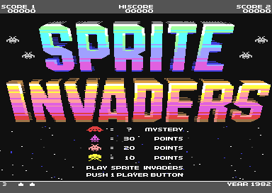 Sprite Invaders — sstitle (WOR)
