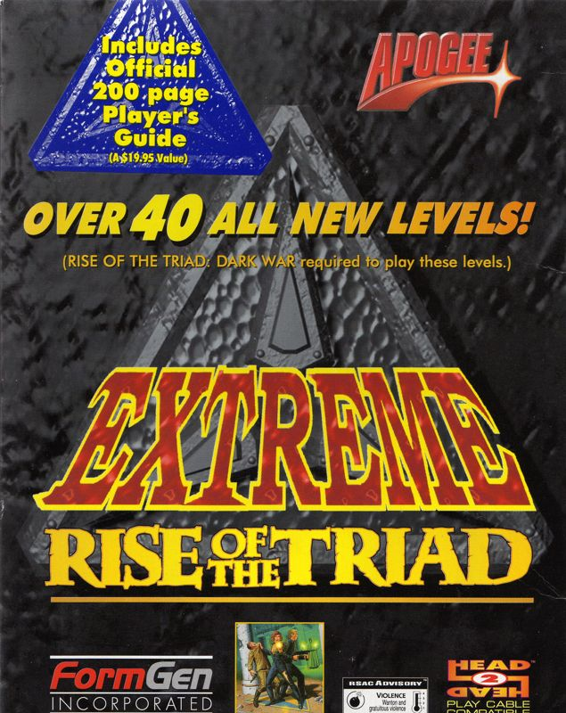 Extreme Rise Of The Triad box art