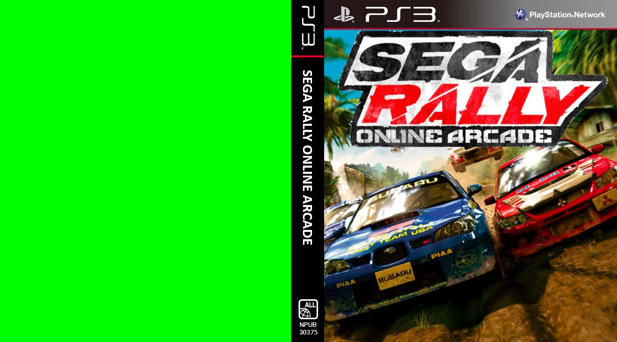 SEGA Rally Online Arcade — box-texture (WOR)