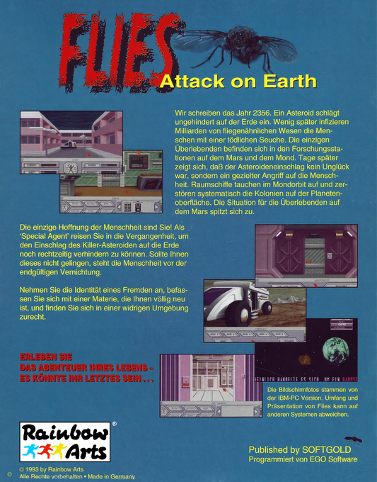 Flies - Attack on Earth — box-2D-back (EU)