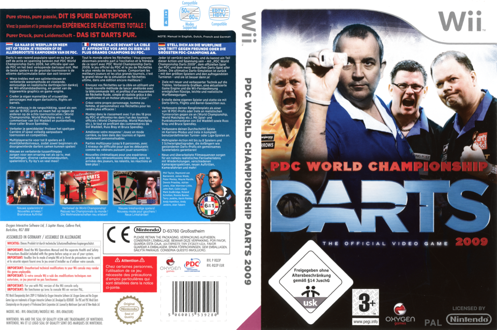 PDC World Championship Darts — box-texture (UK)