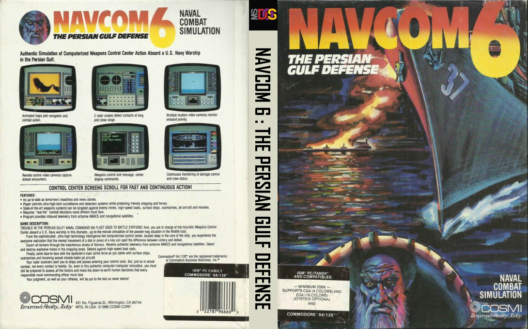 Navcom 6 The Persian Gulf Defense — box-texture (US)