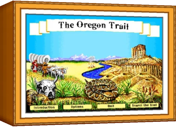 Oregon Trail Deluxe, The — box-3D (WOR)