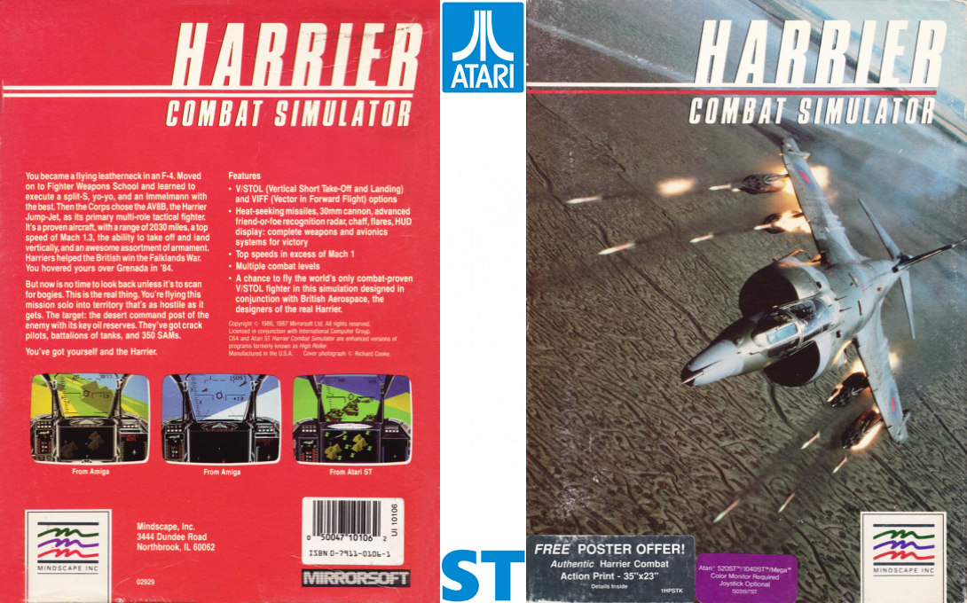 Strike Force Harrier — box-texture (US)