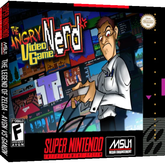 The Legend of Zelda: AVGN vs Ganon — box-3D (WOR)