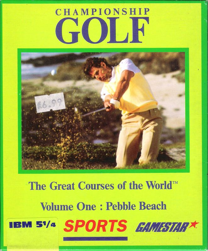 Championship Golf - The Great Courses Of The World - Volume I Pebble Beach — box-2D (EU)