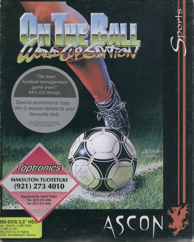 On The Ball - World Cup Edition box art