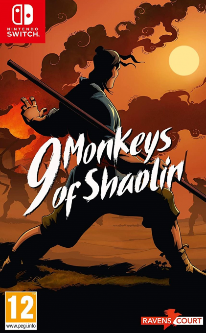 9 Monkeys of Shaolin box art