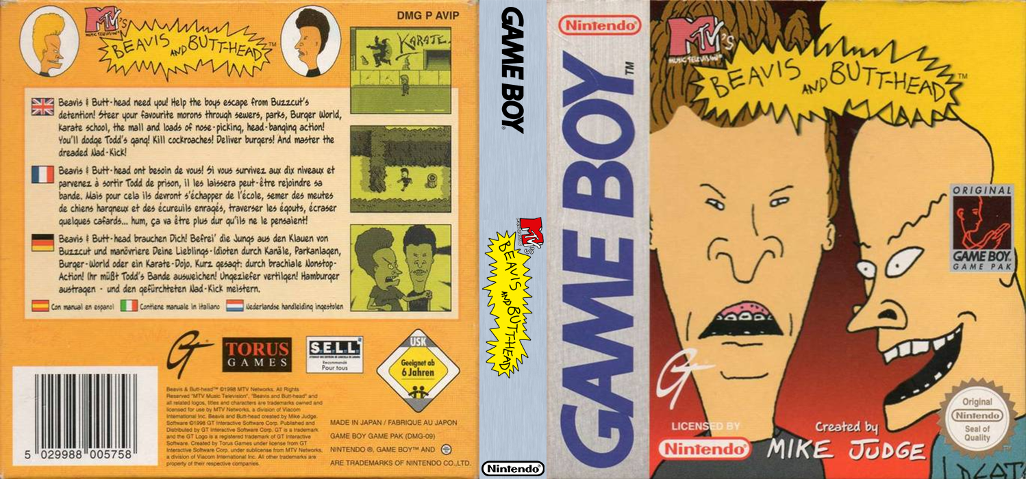 Beavis and Butt-Head — box-texture (EU)