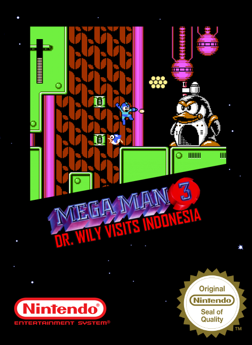 MegaMan III : Dr. Wily Visits Indonesia box art