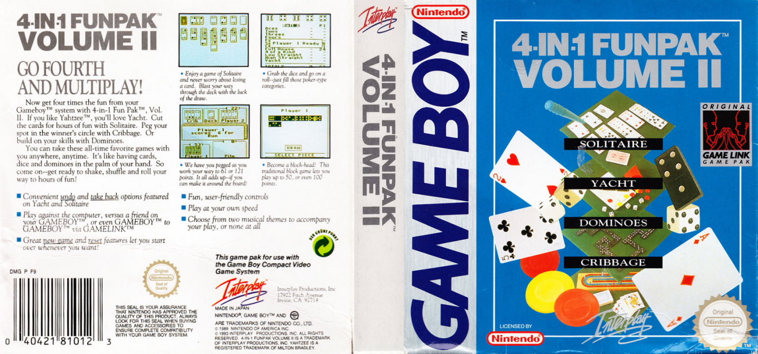 4-in-1 Fun Pak Volume II — box-texture (EU)