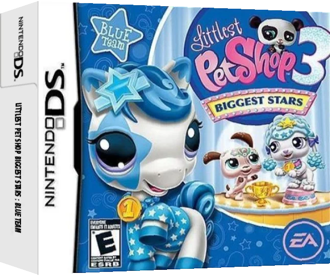 Littlest Pet Shop 3 - Biggest Stars - Blue Team — box-3D (US)