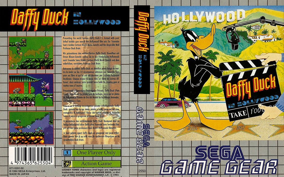 Daffy Duck In Hollywood — box-texture (EU)