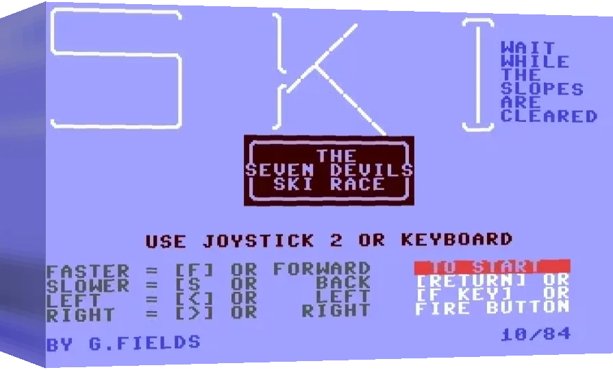 Ski - The Seven Devils Ski Race — box-3D (WOR)