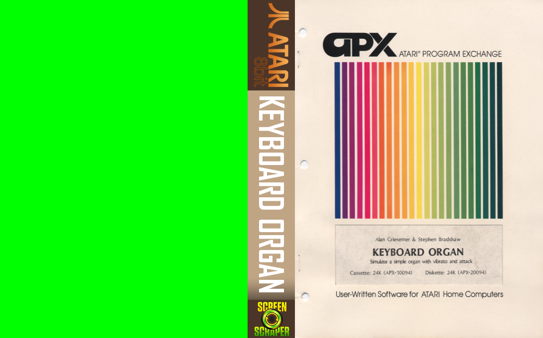 Keyboard Organ — box-texture (US)