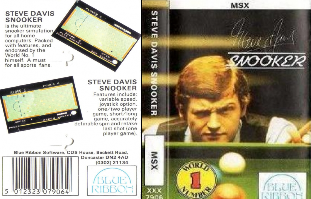 Steve Davis Snooker — box-texture (EU)