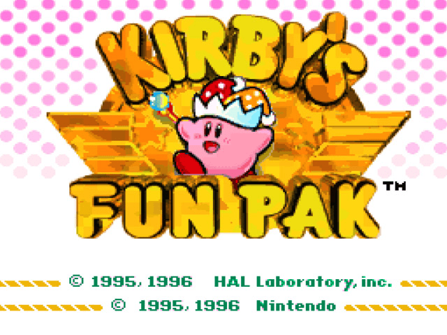 Kirby Super Star — sstitle (WOR)