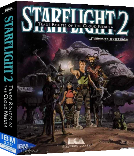Starflight 2 - Trade Routes Of The Cloud Nebula — box-3D (US)