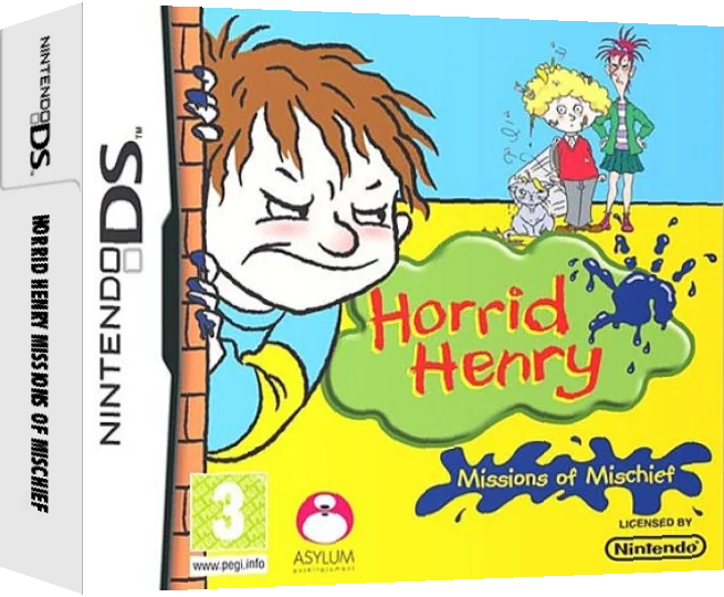 Horrid Henry - Missions of Mischief — box-3D (EU)