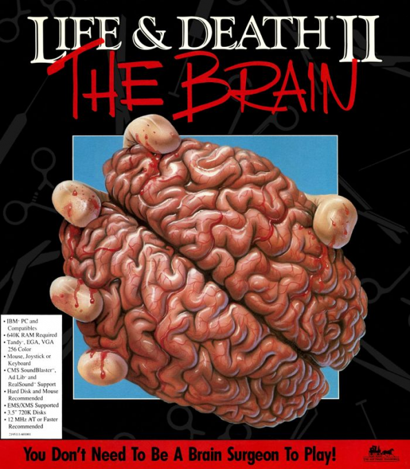 Life And Death 2 - The Brain box art
