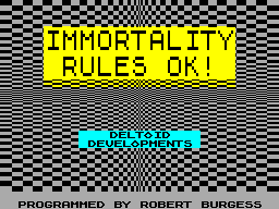 Immortality Rules OK — sstitle (WOR)