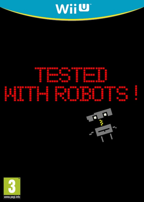 Tested with Robots! box art