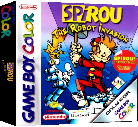 Spirou - The Robot Invasion — box-3D (EU)