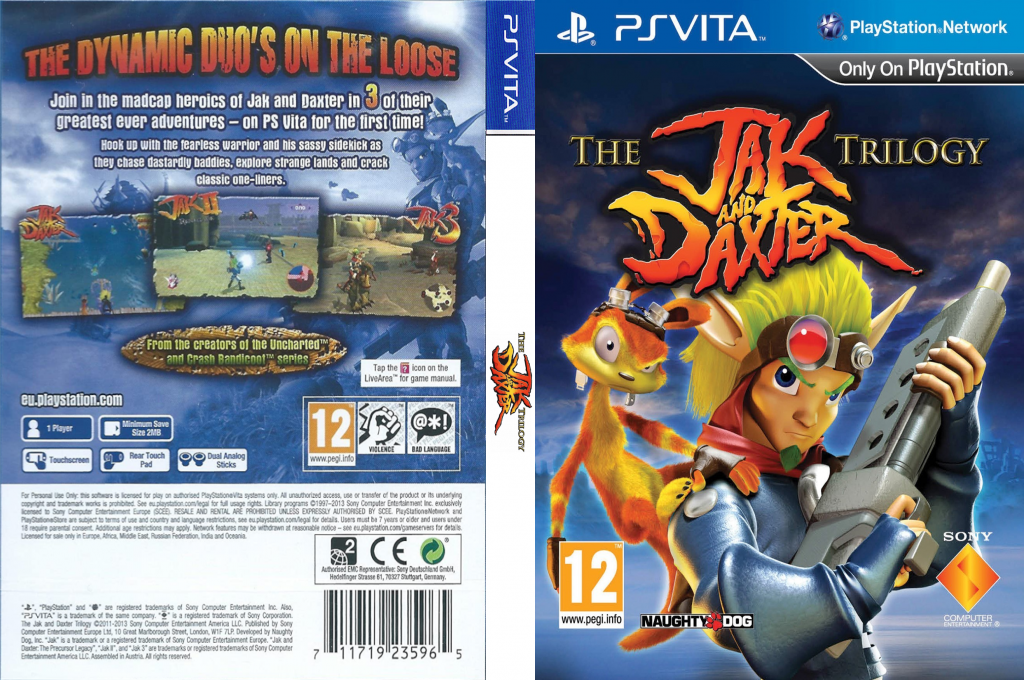 Jak and Daxter - The Precursor Legacy — box-texture (EU)