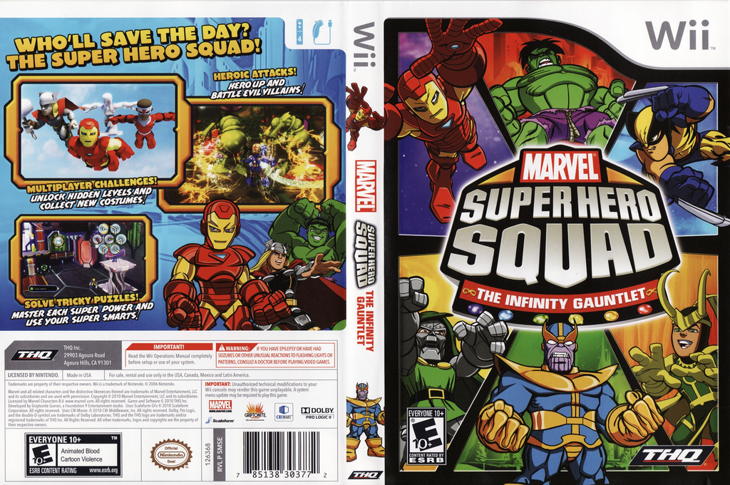 Marvel Super Hero Squad - The Infinity Gauntlet — box-texture (US)