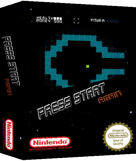 Press Start Again — box-3D (SS)