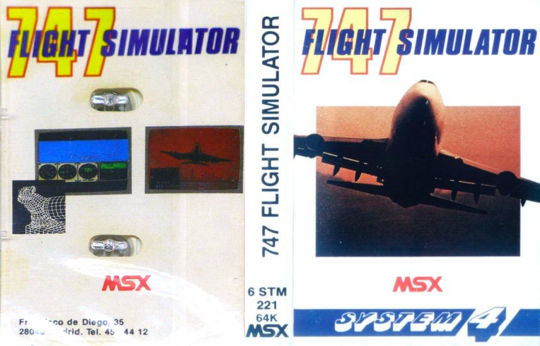 747 400b Flight Simulator — box-texture (EU)