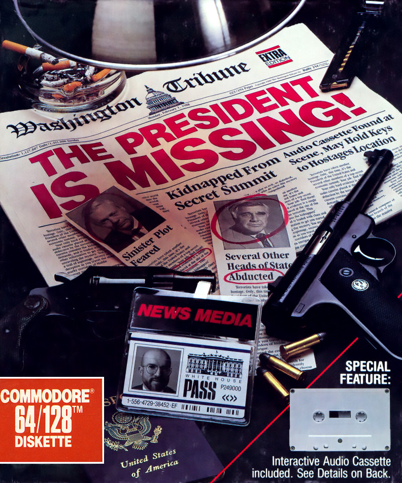 President Is Missing, The box art