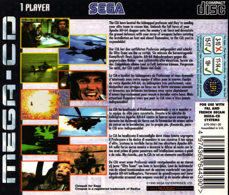 Midnight Raiders — box-2D-back (EU)