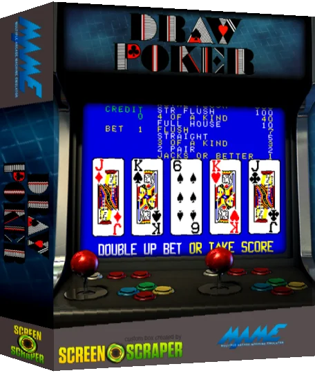 Amstar Draw Poker — box-3D (SS)
