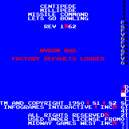 Centipede / Millipede / Missile Command / Let's Go Bowling — ss (WOR)