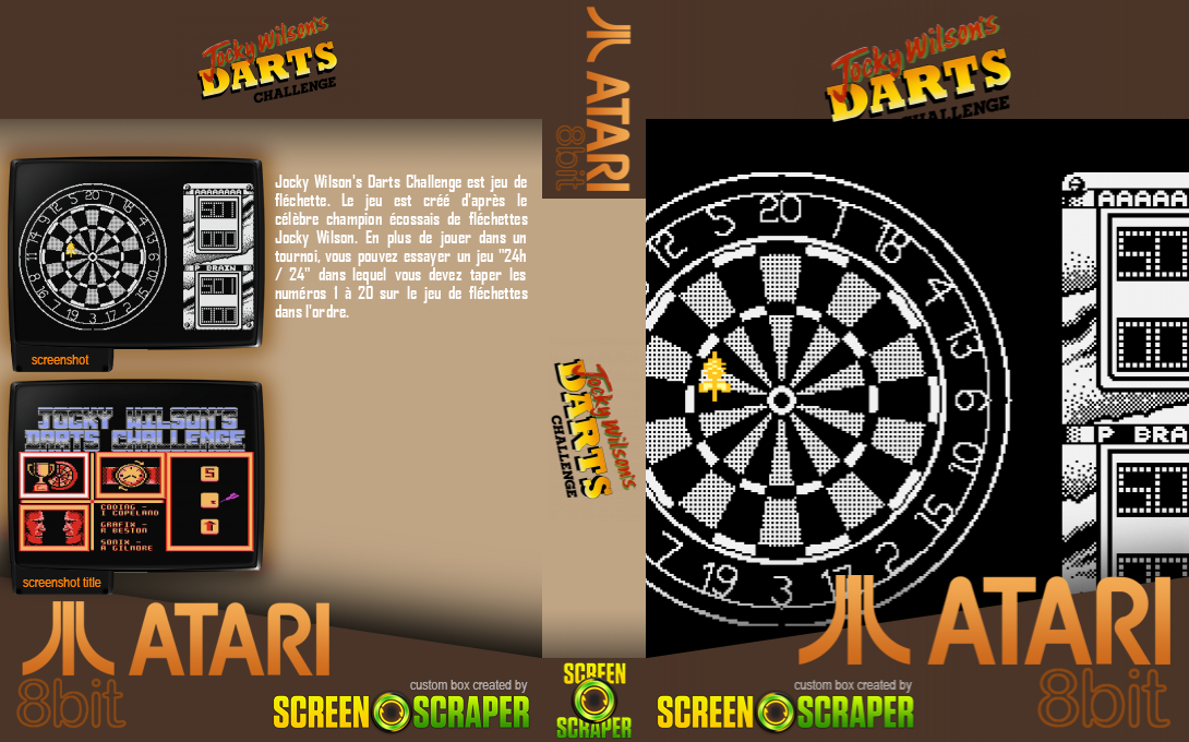 Jocky Wilson's Darts Challenge — box-texture (SS)