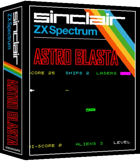 Astro Blasta — box-3D (SS)