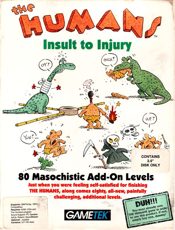 The Humans 2: Insult to Injury box art