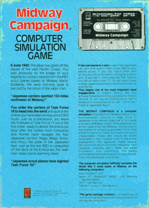 Midway Campaign — box-2D-back (US)