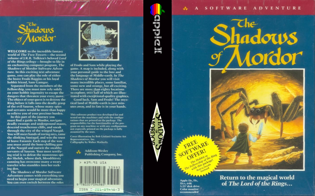 Shadows Of Mordor, The — box-texture (US)