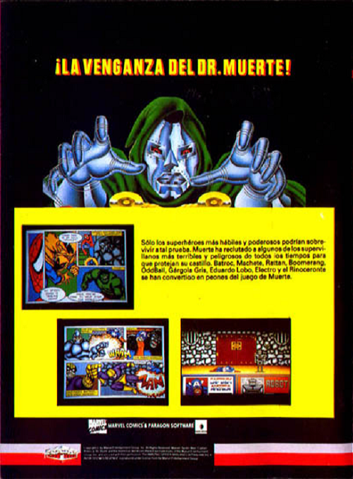 Amazing Spider-man And Captain America In Dr. Doom's Revenge!, The — box-2D-back (SP)
