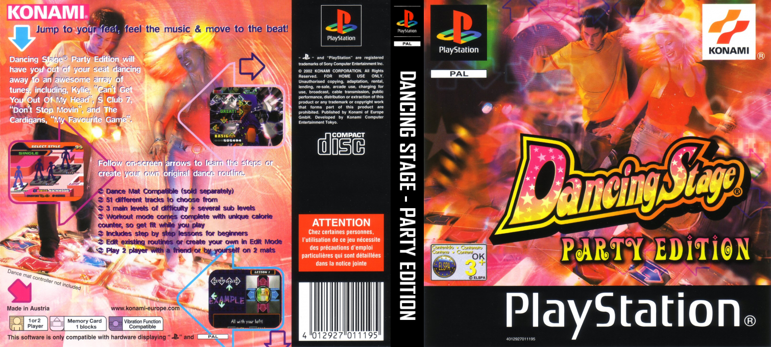 Dancing Stage - Party Edition — box-texture (EU)