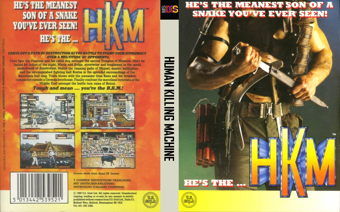 Human Killing Machine — box-texture (EU)