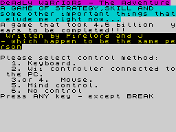 Deadly Warriors The Adventure — sstitle (WOR)