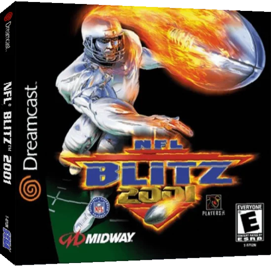 NFL Blitz 2001 — box-3D (US)